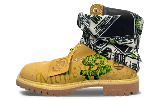 Timberland Short Outdoor Boots Low Heel Men's Yellow