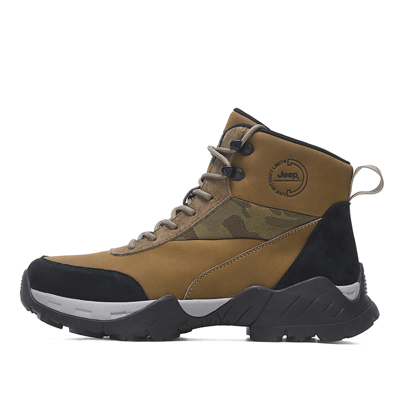 Jeep Comfortable Mid top Outdoor Shoes Men’s Khaki