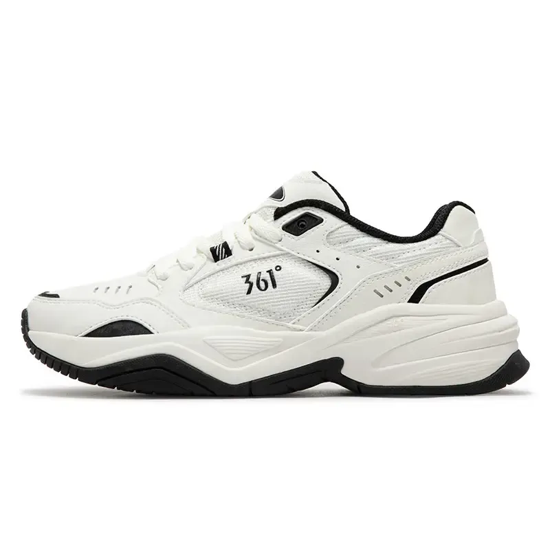 361° Sail Collection Abrasion Resistant Slip Resistant Low top Chunky Sneakers Women's White Black