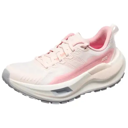 Anta Kunlun Cushioning Abrasion Resistant Rebound Low top Trail Running Shoes Women's White Pink