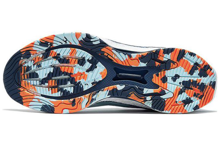 XTEP Tengyue Fabric Slip Resistant, Abrasion Resistant, Breathable, Lightweight Low top Running Shoes Men's Blue