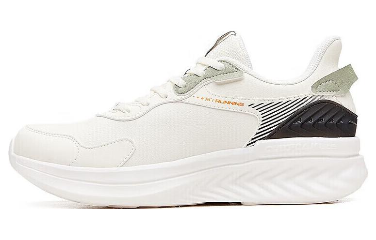 361° Comfortable Cushioning Waterproof Lightweight Rebound Low top Running Shoes Men’s White Cyan