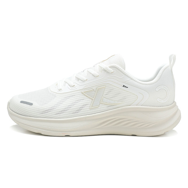 XTEP Cushioning Breathable Low top Casual Running Shoes Men’s Sail White Tea White