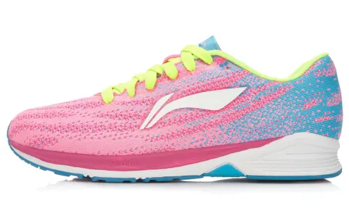 Li Ning Fabric Abrasion Resistant, Slip Resistant, Cushioned, Breathable, Lightweight Low top Running Shoes Women's