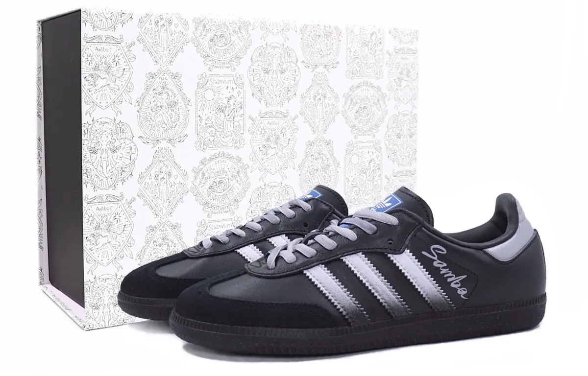 Adidas Originals SAMBA OG No Gap, Gray Signature, Samba, Tone Wind, Star Trace Future