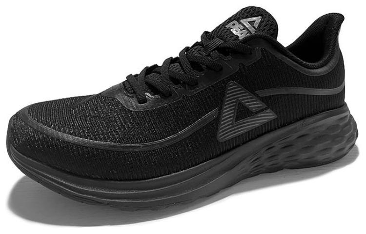 PEAK Cushioning Abrasion Resistant Breathable Low top Running Shoes Men’s Black