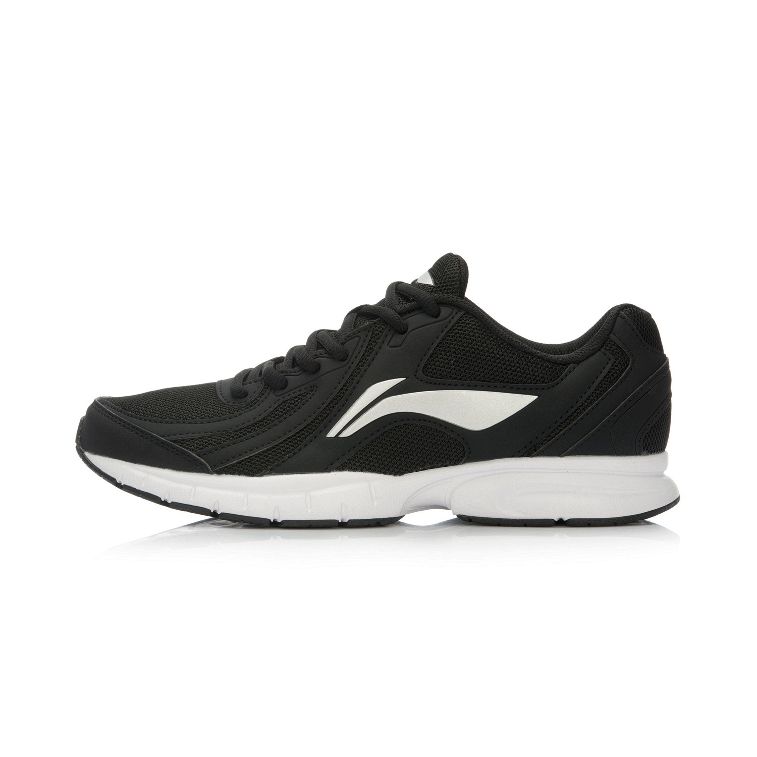 Li Ning Zero March 7th Low top Casual Running Shoes Men's Black White