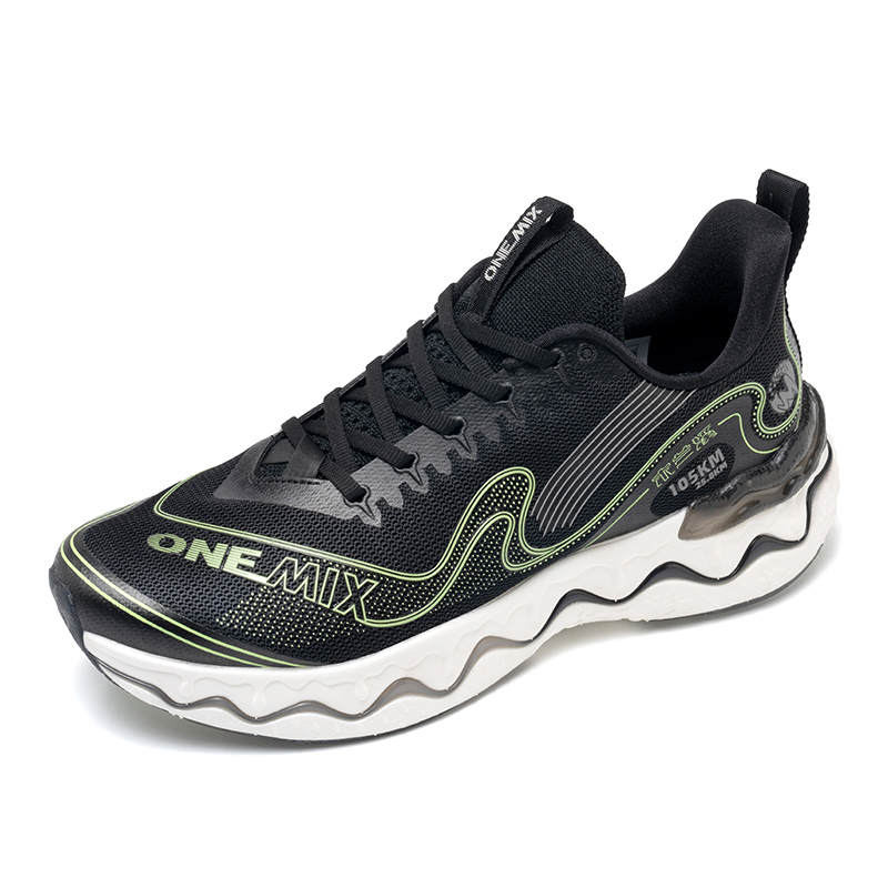 ONEMIX Mulan Creek Running Shoes Unisex Day And Night Black