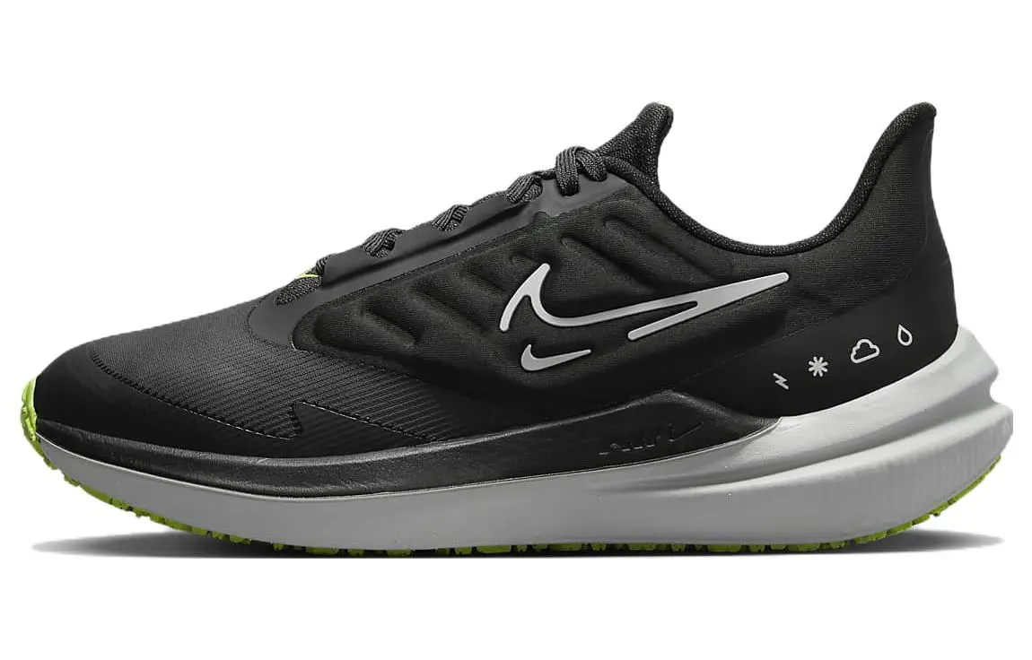 Nike Air Zoom Winflo 9 Shield 'Black White Volt' Women's