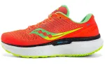 Saucony Triumph Comfortable Cushioning Slip Resistant Breathable Lightweight Rebound Low top Running Shoes Women's Red