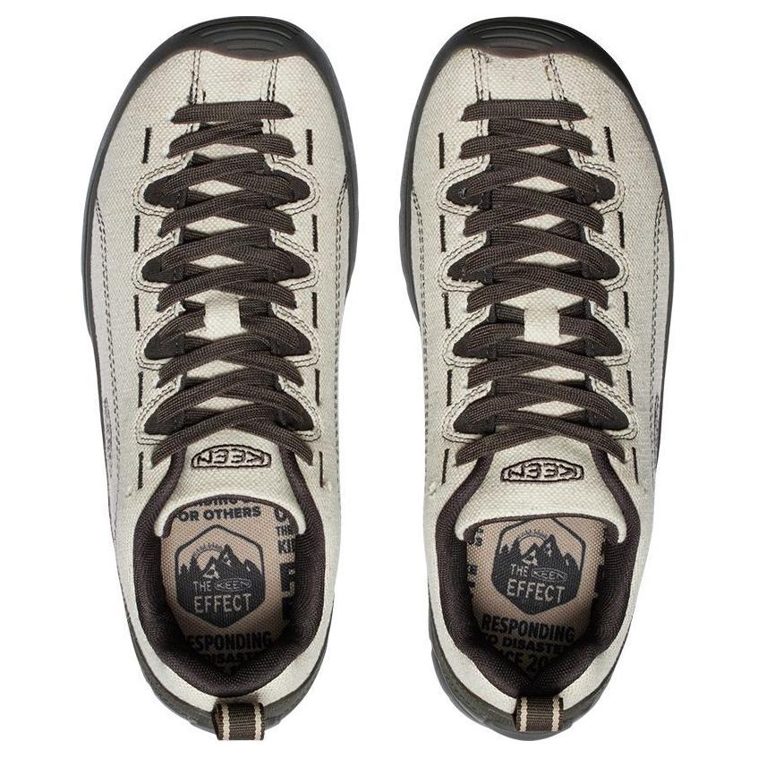 Keen Jasper Canvas Comfortable Abrasion Resistant Lightweight Low top Outdoor Shoes Women’s Silver Black