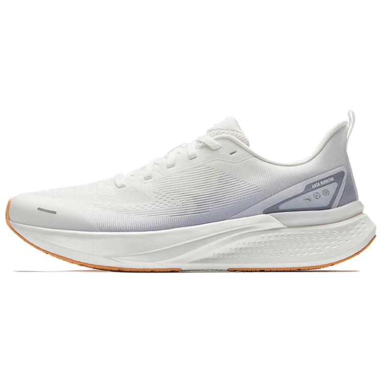 Anta Hydrogen Run 7 Abrasion Resistant Breathable Low top Casual Running Shoes Men’s White Gray