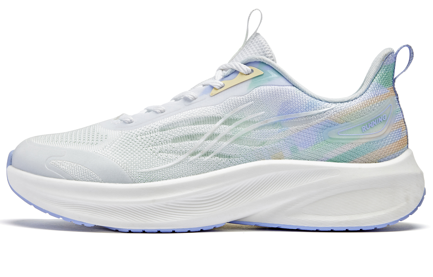 QIAODAN Q LITESPEED 5.0 Breathable Lightweight Breathable And Lightweight Low top Running Shoes Women’s White Purple