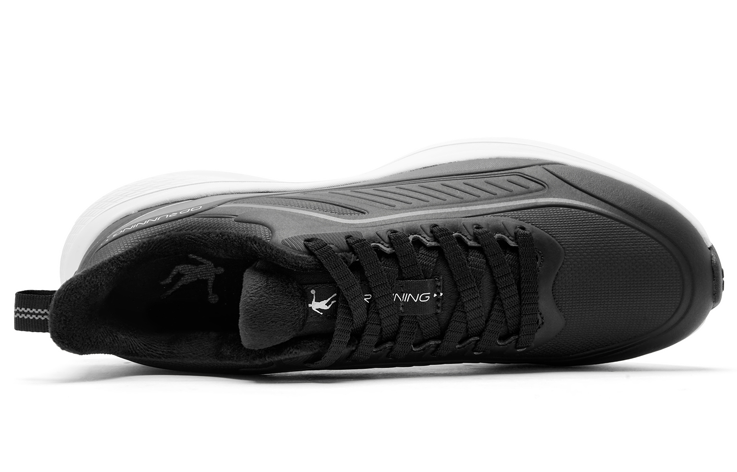QIAODAN Rainwing 4.0 Leather Upper, Fleece Lined, Warm Cotton Shoes, Sports, Comfortable, Versatile