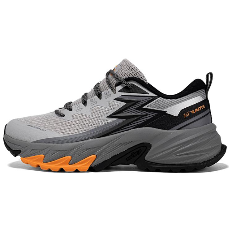 361° Slip Resistant Abrasion Resistant Slip Resistant Abrasion Resistant Low top Outdoor Shoes Men’s Gray Black
