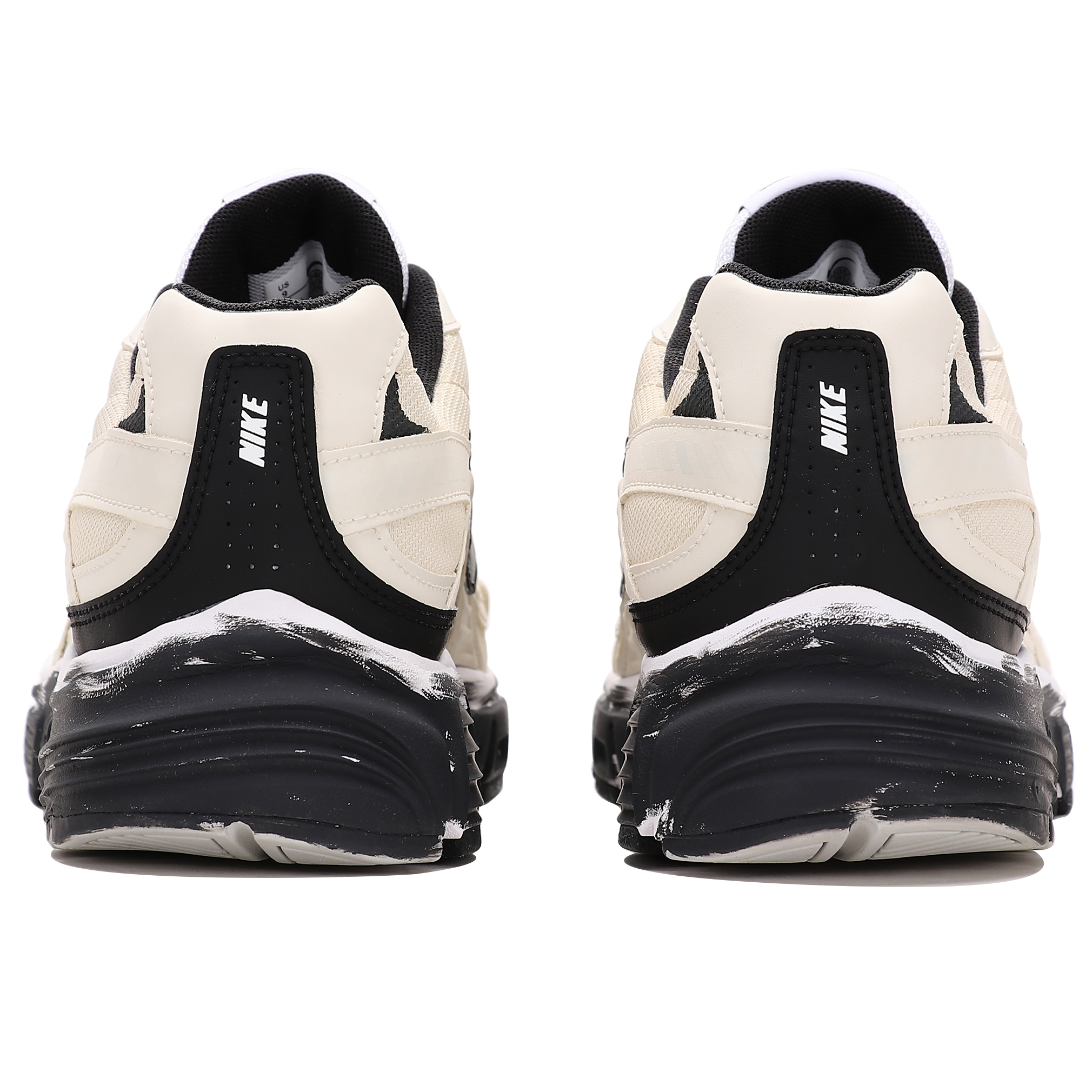 Nike Initiator Cushioning Support Low top Running Shoes Men’s Beige Black