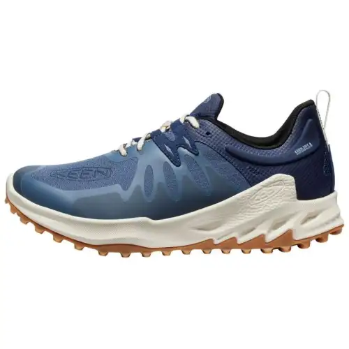 Keen Zionic Slip Resistant Abrasion Resistant Low top Casual Running Shoes Men's Blue White