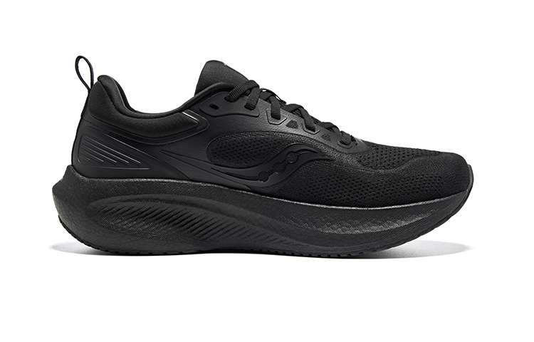 Saucony Surge 3 Mesh Cushioning Support Low top Running Shoes Unisex Black