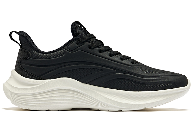 Erke Cushioning, Wear Resistant Low top Running Shoes Women’s Jet Black