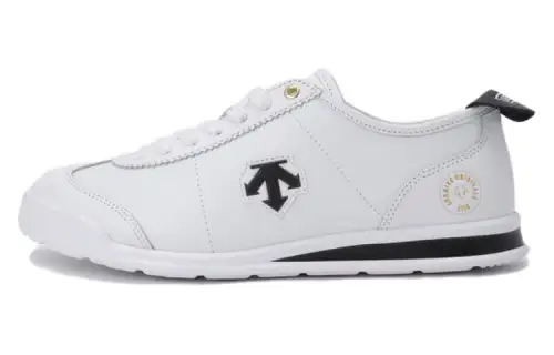 DESCENTE Crontempo Abrasion Resistant Lightweight Low top Casual City Commuting Running Shoes Unisex White Black