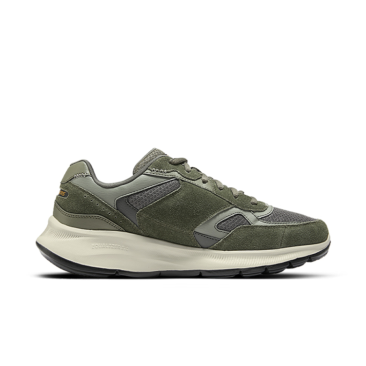 Skechers Abrasion Resistant Low top Running Shoes Men’s Olive Green