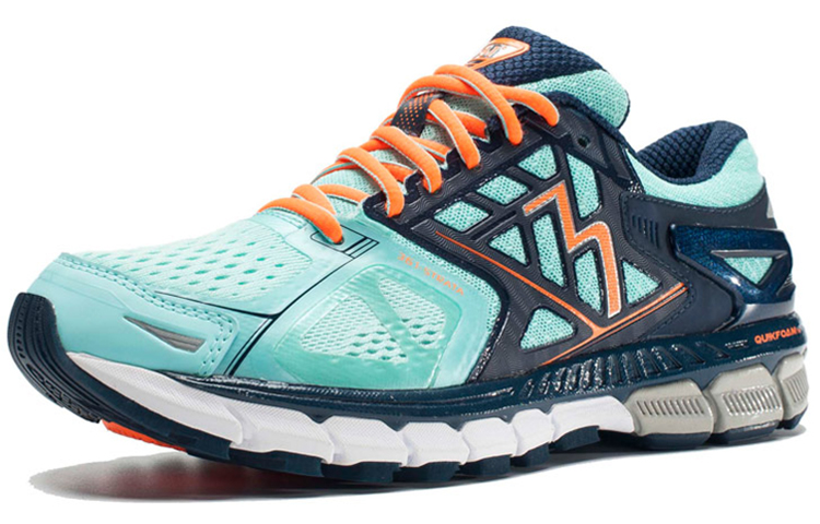 361° Mesh Cushioning Slip Resistant Coverage Moisture Wicking Low top Running Shoes Women’s Blue Green