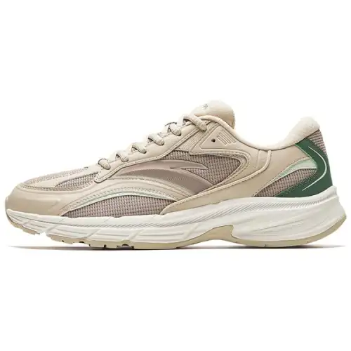 Anta AT952 Comfortable Cushioning Breathable Cushioning Breathable Low top Running Shoes Men's Dark Gray Brown