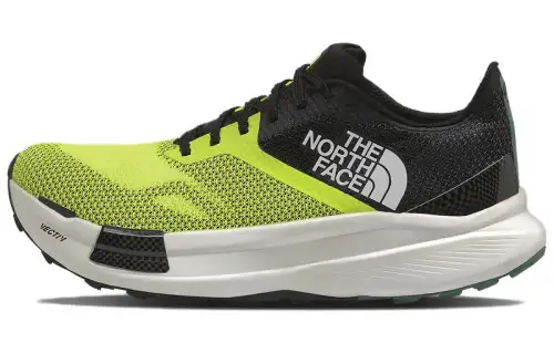 THE NORTH FACE Vectiv Traval Comfortable Slip Resistant Abrasion Resistant Low top Running Shoes Men's Yellow Black