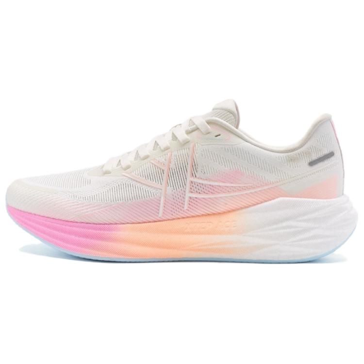 XTEP Xuan Speed 5.0 Slip Resistant Abrasion Resistant Low top Running Shoes Women’s White Pink