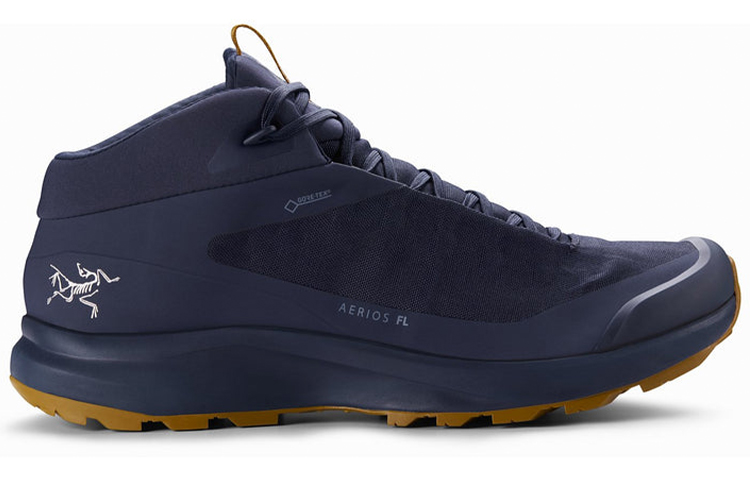 Arc'teryx Aerios FL Fabric Cushioning Slip Resistant Abrasion Resistant Mid top Running Shoes Unisex Dark Blue