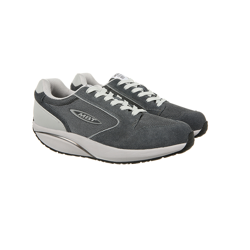 MBT Slip Resistant Abrasion Resistant Slip Resistant Abrasion Resistant Low top Outdoor Shoes Men’s Gray