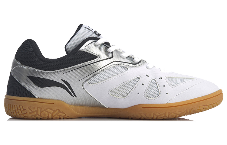 LINING Hawk-Eye Men’s Table Tennis Shoes — White/Black