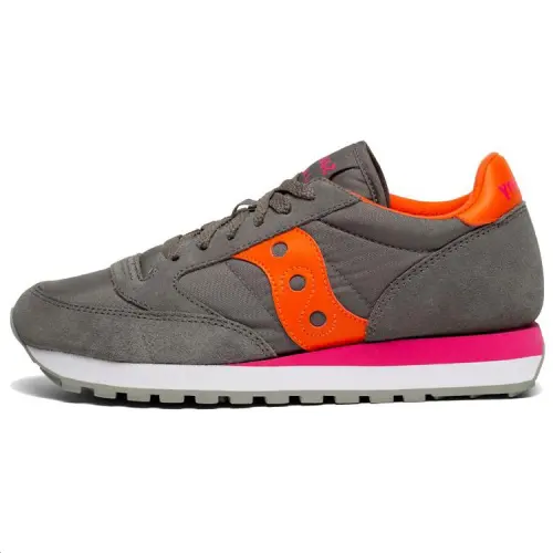 Saucony Jazz Original Running Shoes Women's Low Top Gray/Orange/Pink/White