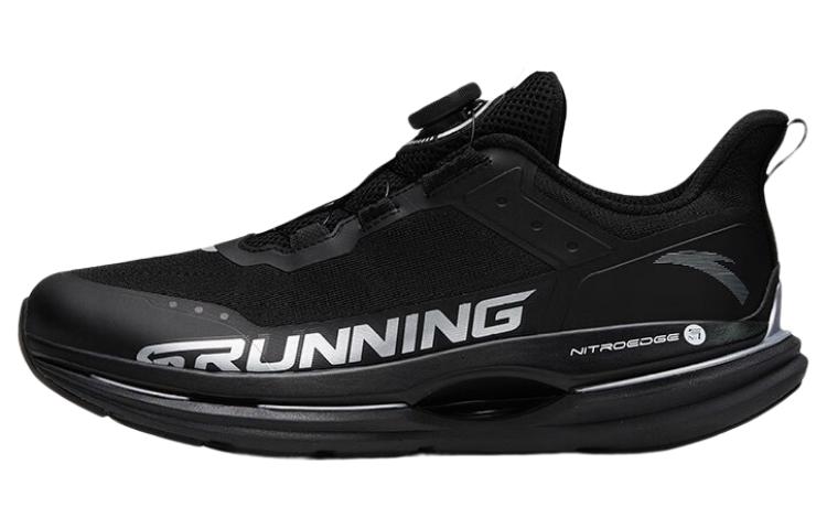 Anta Dust Free Slip Resistant Abrasion Resistant Low top Running Shoes Men’s Black
