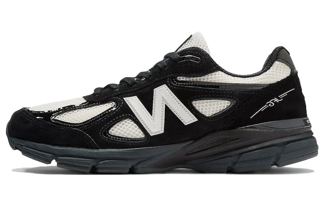New Balance x Joe Freshgoods NB 990 V4 Vintage Breathable Low top Casual Running Shoes Unisex Black