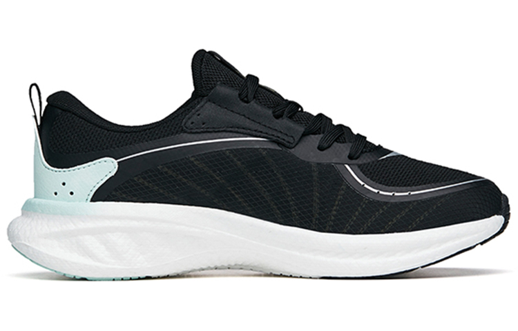 Anta Running Collection Sports Lightweight Breathable Cushioning Low top Running Shoes Women’s Black Blue