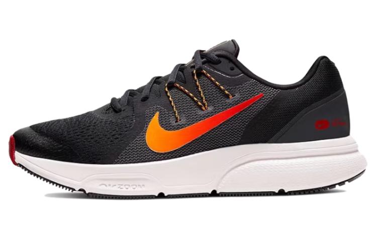 Nike Zoom Span 3 Cushioning, Wear Resistant Low top Casual Running Shoes Unisex Black Red