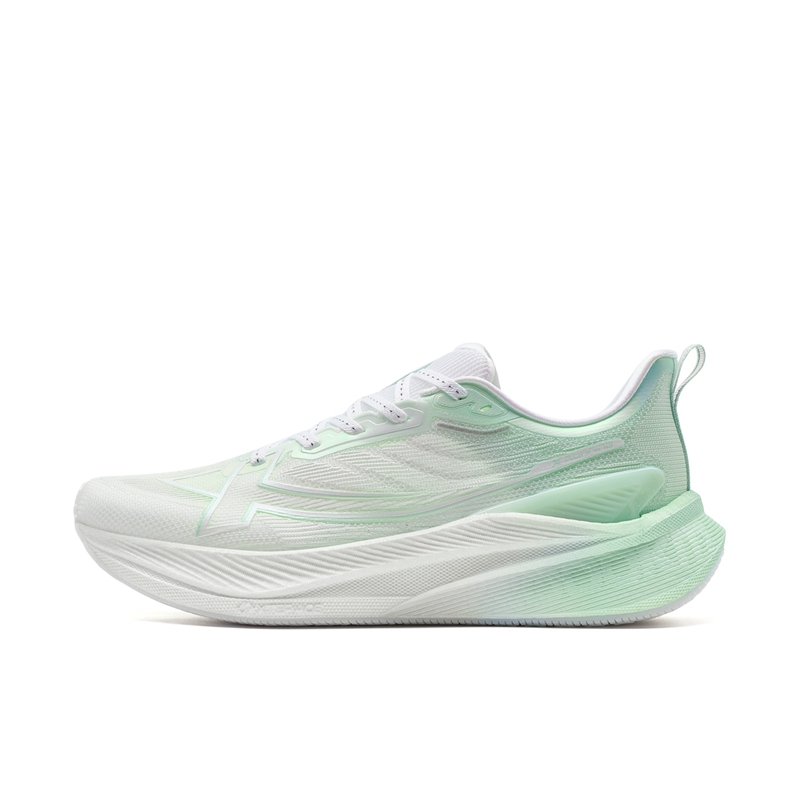 XTEP 2000km 3.0 Low top Training Running Shoes Women’s Classic White Electronic Pink Green