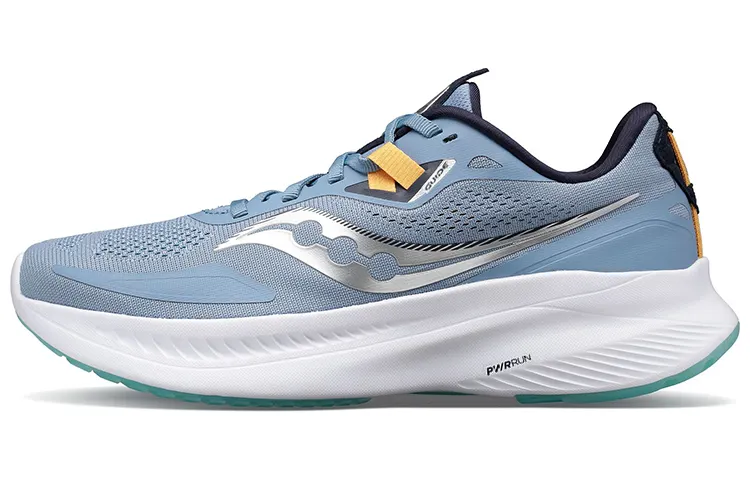 Saucony Guide 15 Running Shoes Women's Low Top Blue/White/Silver