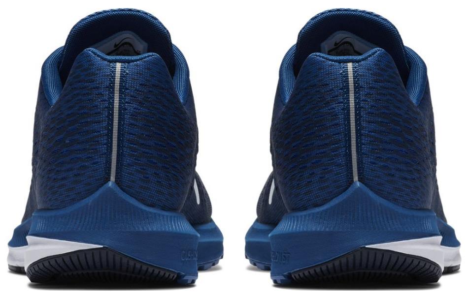 Мужские кроссовки Nike Zoom Winflo 5 (сине-белые) — фото 4