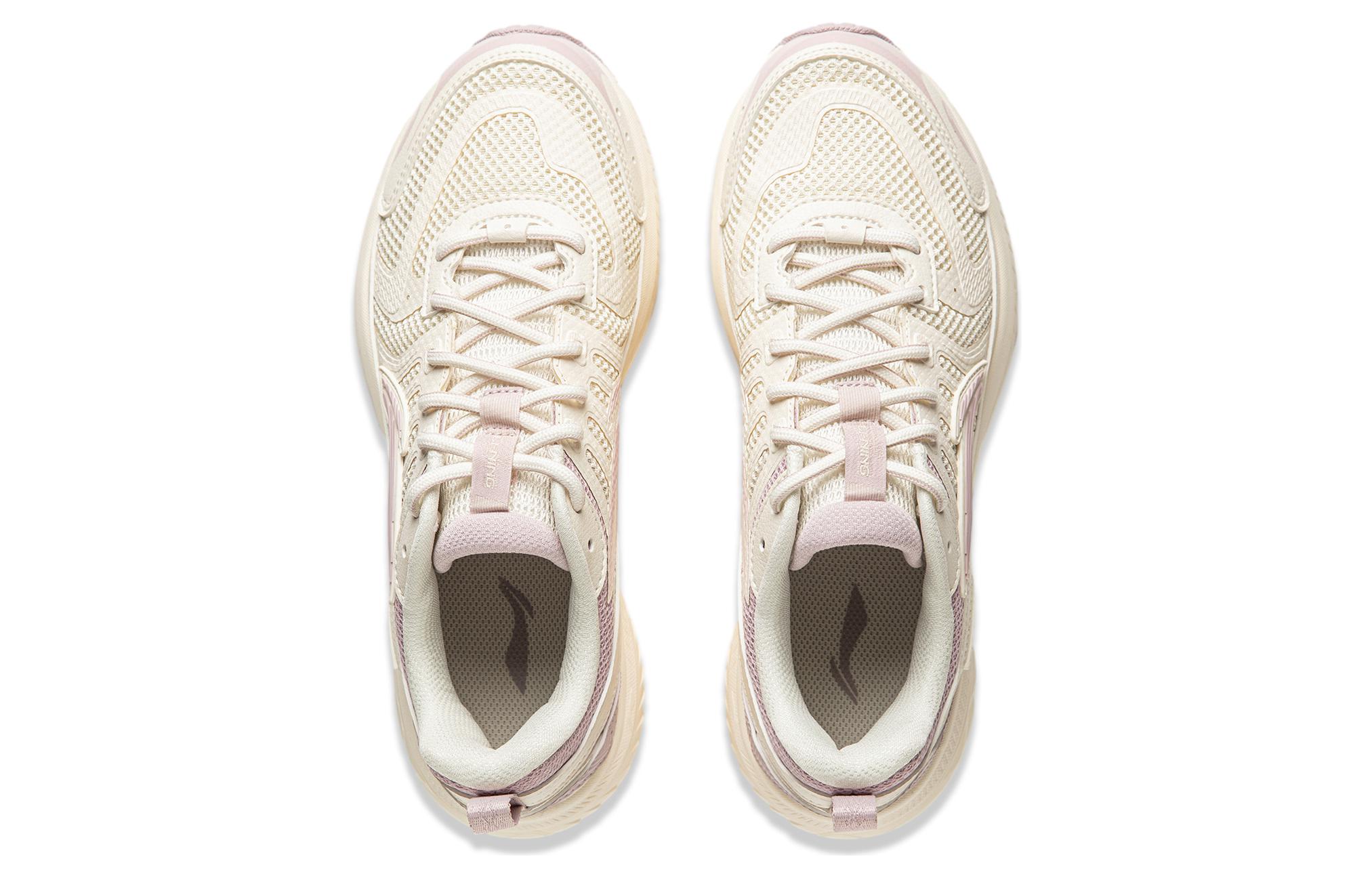 Li Ning Fuyao 1.0 V3 Cushioning Low top Casual Running Shoes Women’s White Purple