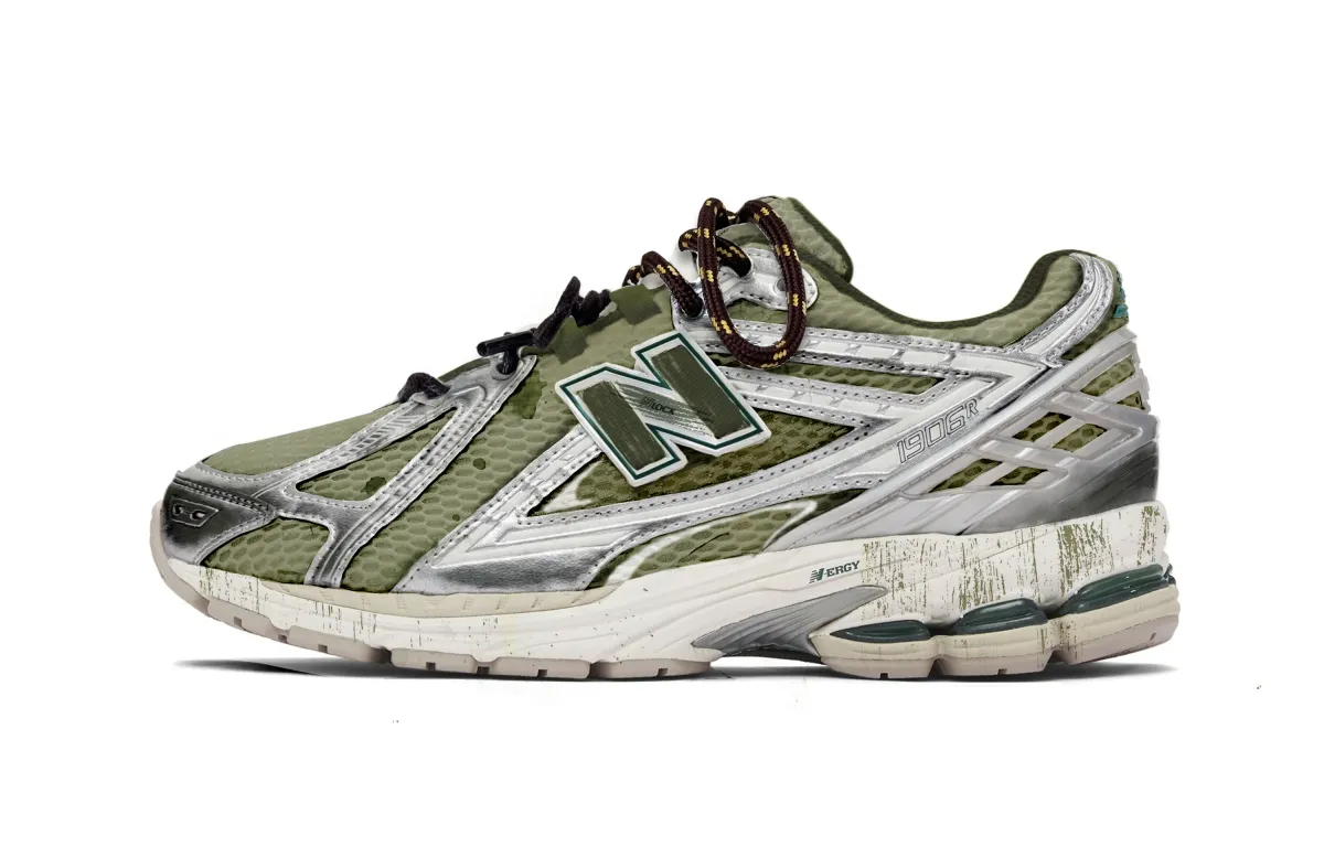 New Balance NB 1906R Cushioning Low top Casual Trail Running City Commuting Running Shoes Unisex Army Green