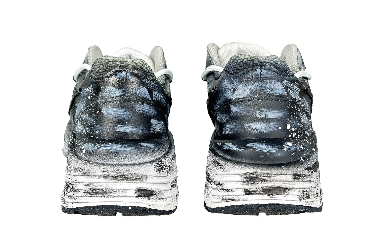 Nike Air Max Fusion Cushioning Slip Resistant Abrasion Resistant Low top Running Shoes Women’s Black White