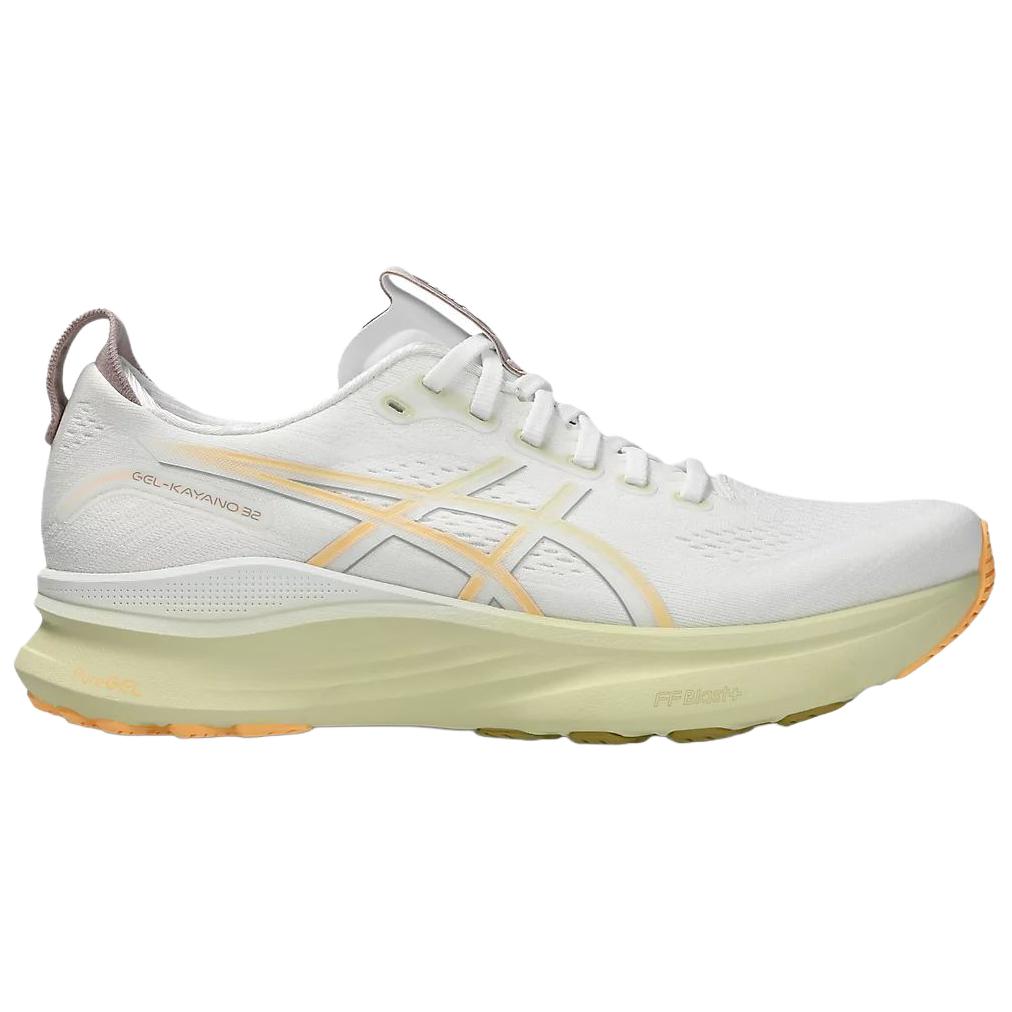 ASICS GEL KAYANO 32 Abrasion Resistant Low top FF BLAST+/HYBRID ASICSGRIP Running Shoes Men’s White Orange Wide Fit