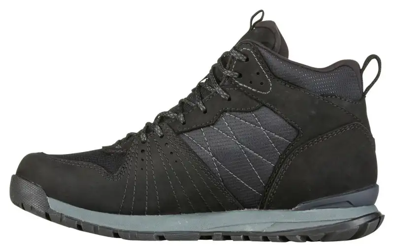 Oboz Footwear Bozeman Slip Resistant Abrasion Resistant Mid top Outdoor Shoes Women's Black