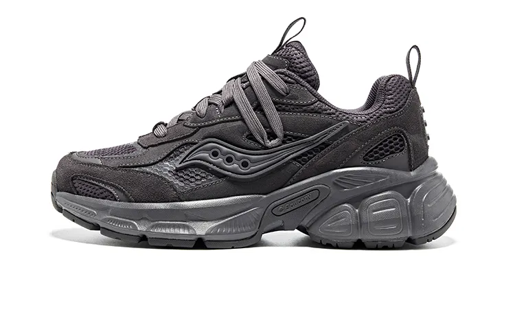 Saucony 2K CAVALRY Cushioning Slip Resistant Low top Running Shoes Unisex Dark Gray