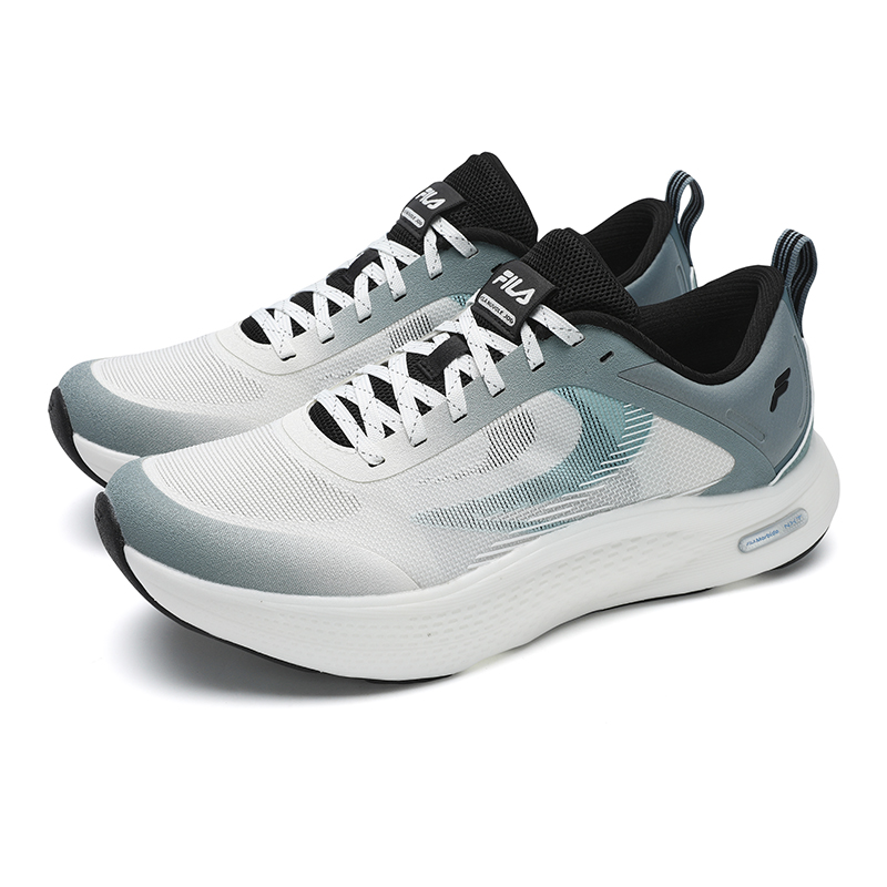 FILA NUVOLE JOG Abrasion Resistant Breathable Low top Running Shoes Men’s White Blue