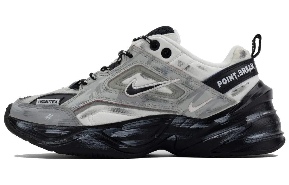 Nike M2K Artificial Leather Slip Resistant Abrasion Resistant Slip Resistant Abrasion Resistant Low top Chunky Sneakers