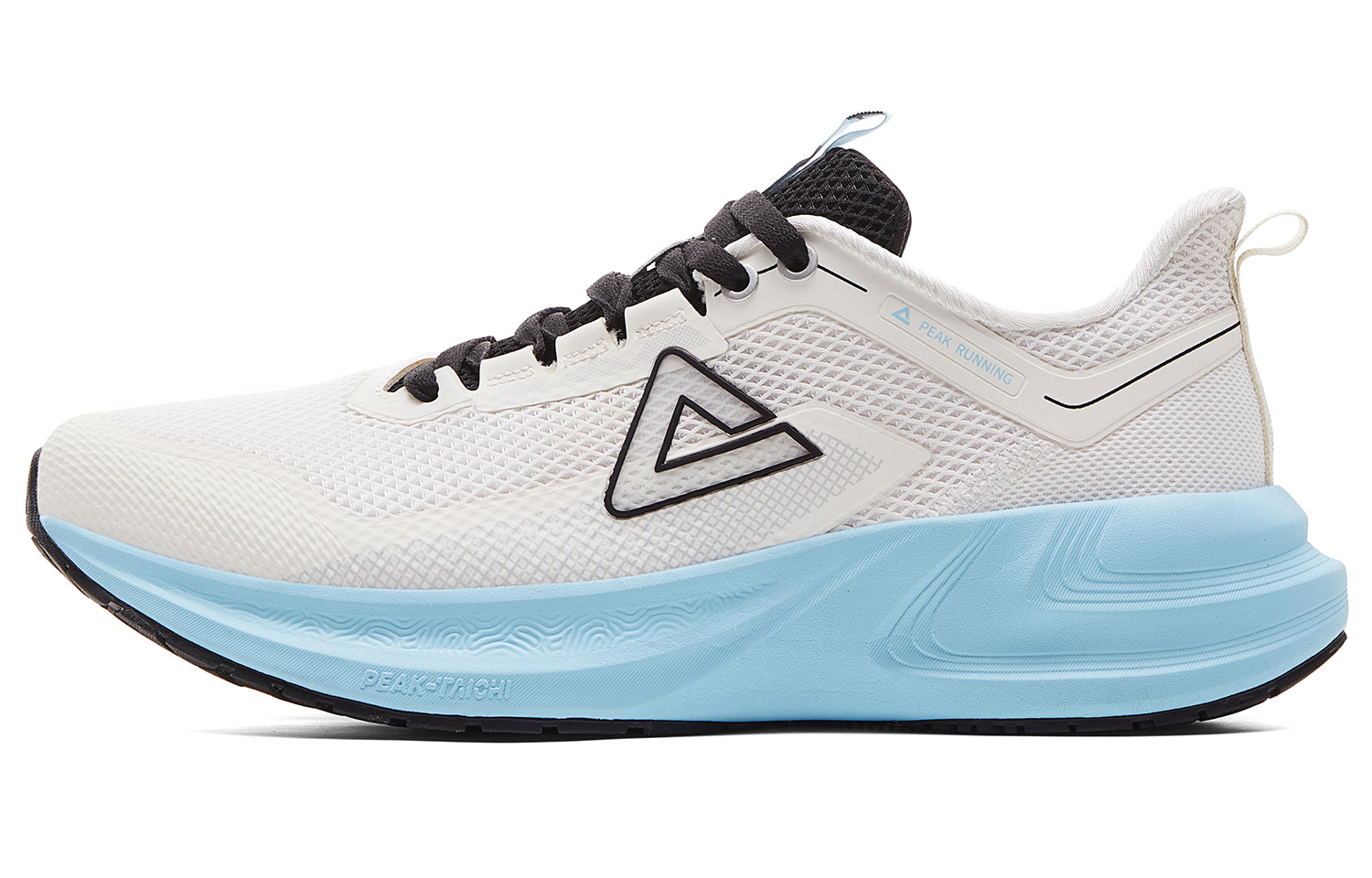 PEAK Cushioning Breathable Slip Resistant Cushioning Breathable Slip Resistant Low top Running Shoes Men’s White Blue