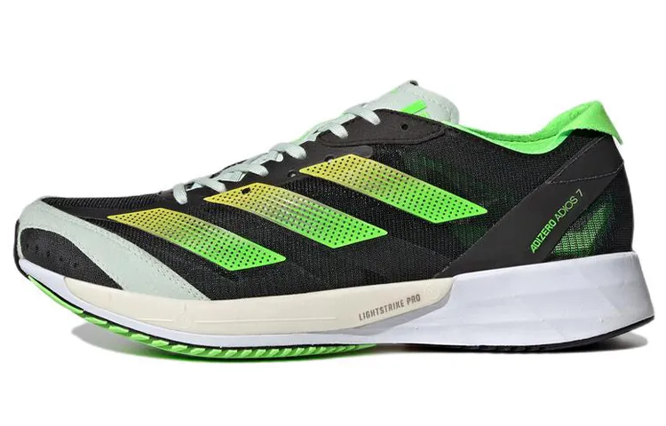 Adidas Wmns Adizero Adios 7 'Black Solar Green' Women's